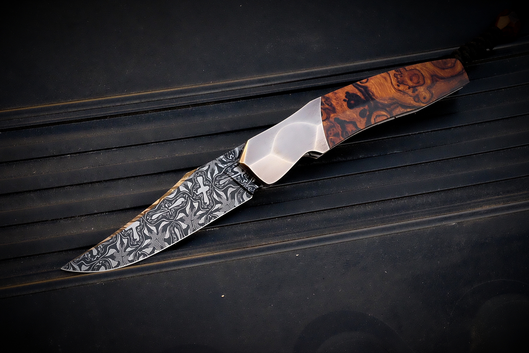Sirius B slim mosaïque/bronze/loupe de bois de fer